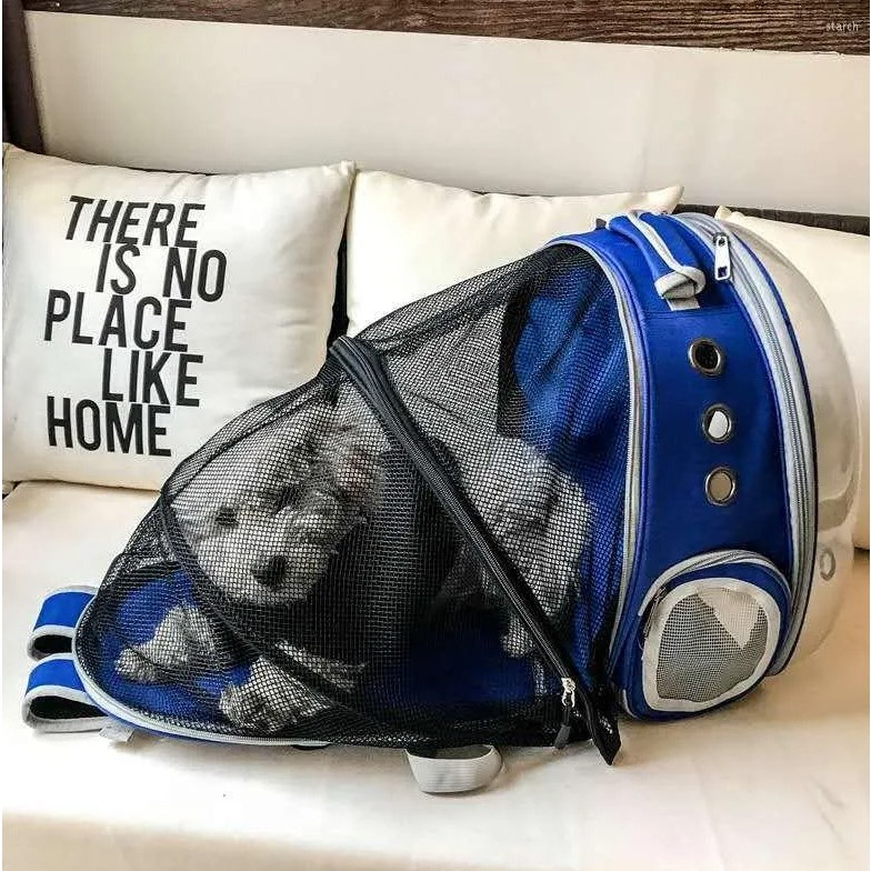 PET-iDO Pet Backpack Expandable Shoulder Space - Random Color - Image 4