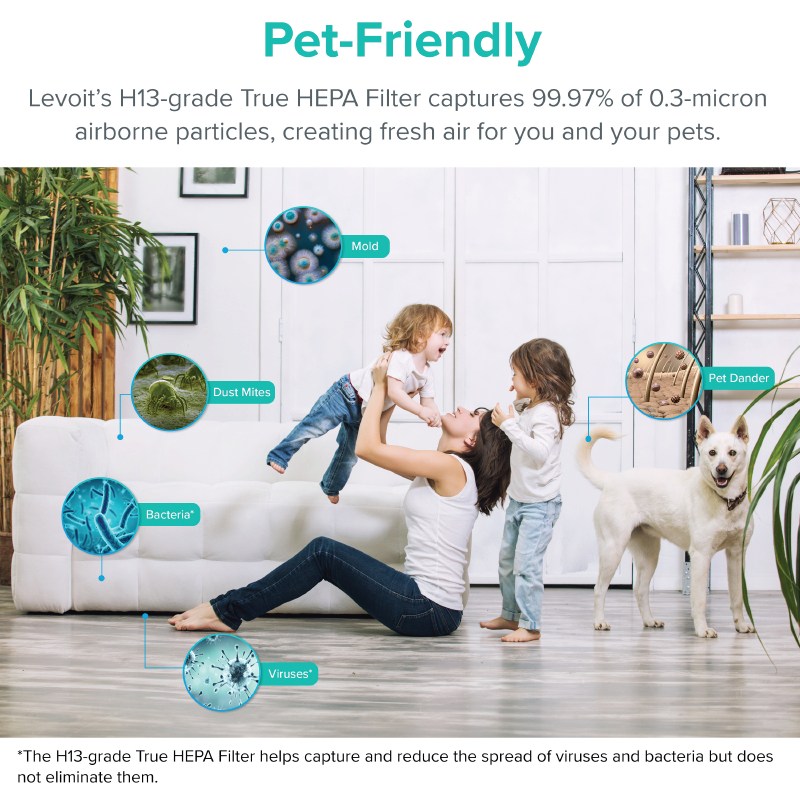 LEVOIT Core P350 Air Purifier Pet Care Hair Allergies  ARC Formula - Image 6