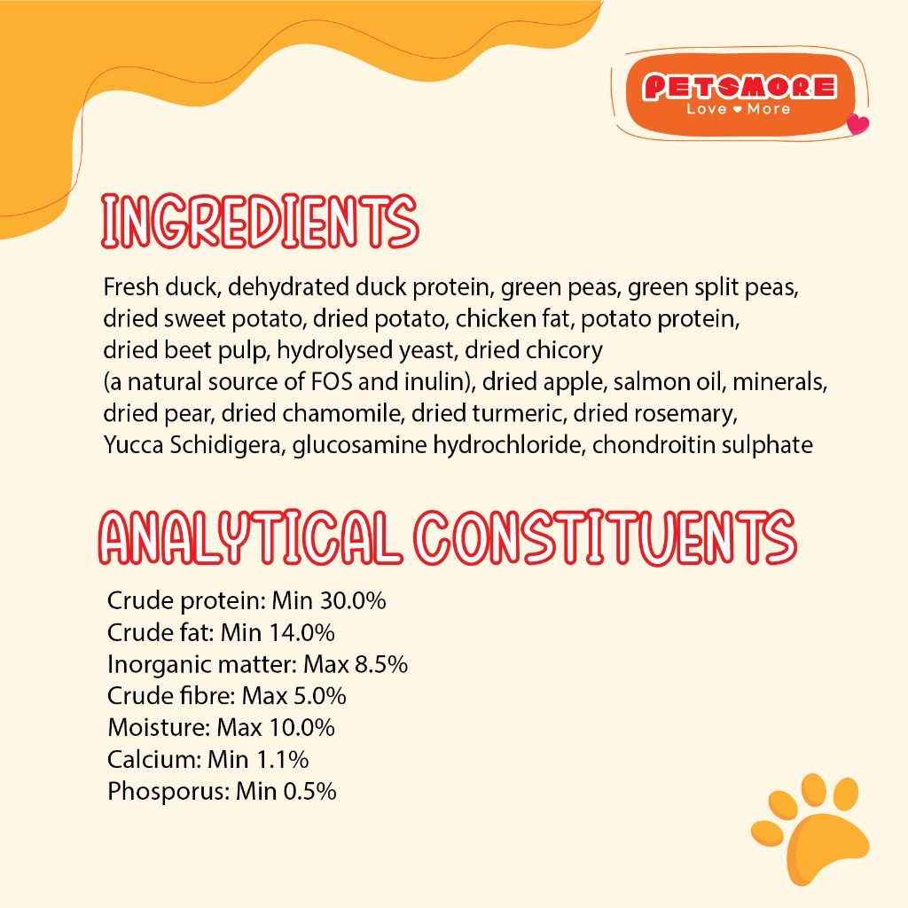 PET UNIVERSE NOURISH - Vitality Collection - Hypoallergenic & Sensitive Care (Duck) Cat Food (1kg) - Image 3