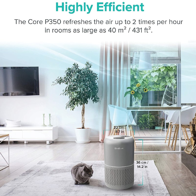 LEVOIT Core P350 Air Purifier Pet Care Hair Allergies  ARC Formula - Image 8