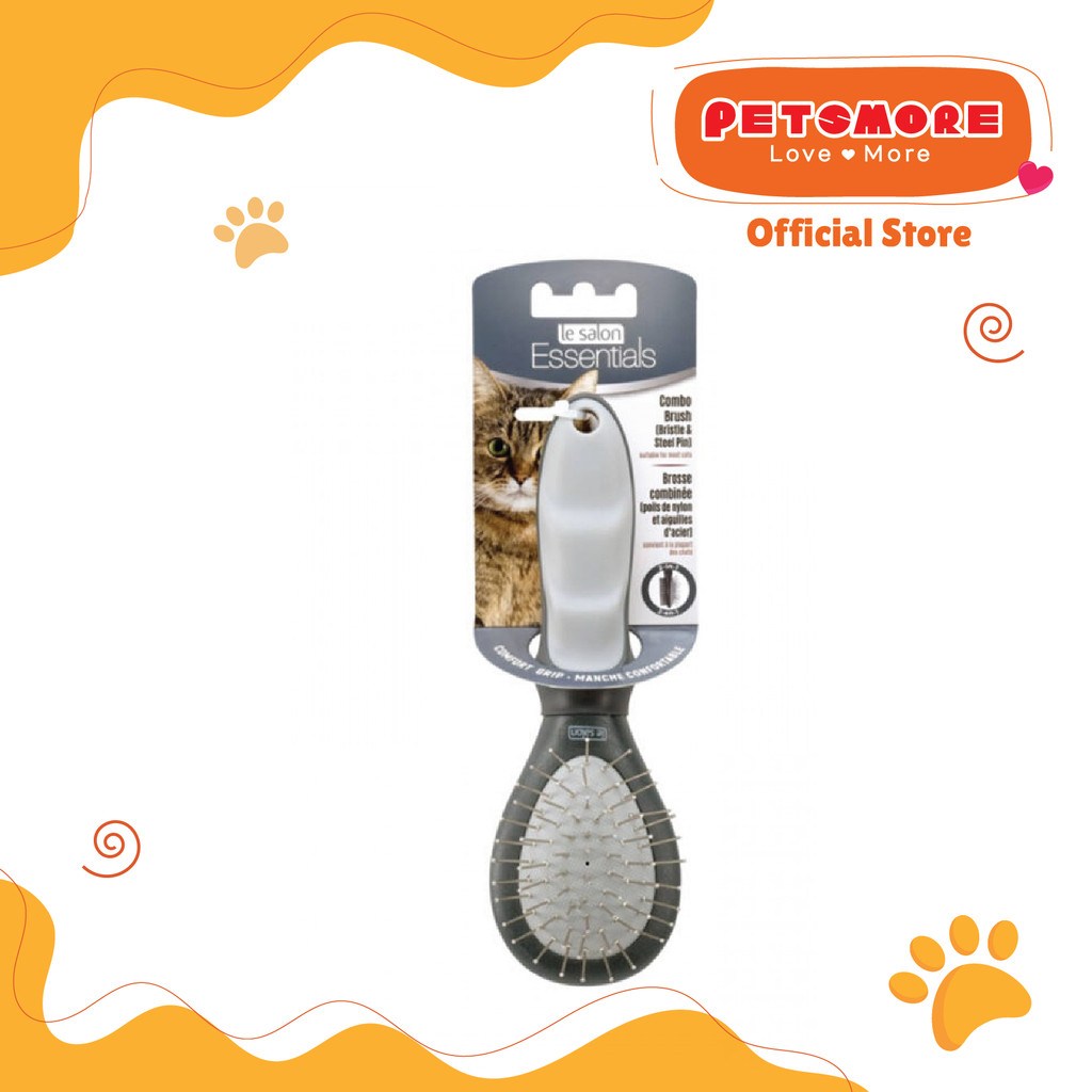 CATIT Le Salon Essentials Double Sided Combo Brush for Cats - Small - Image 3