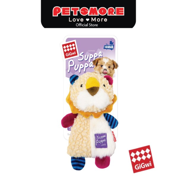GIGWI Dog Plush Sound Toy - Lion