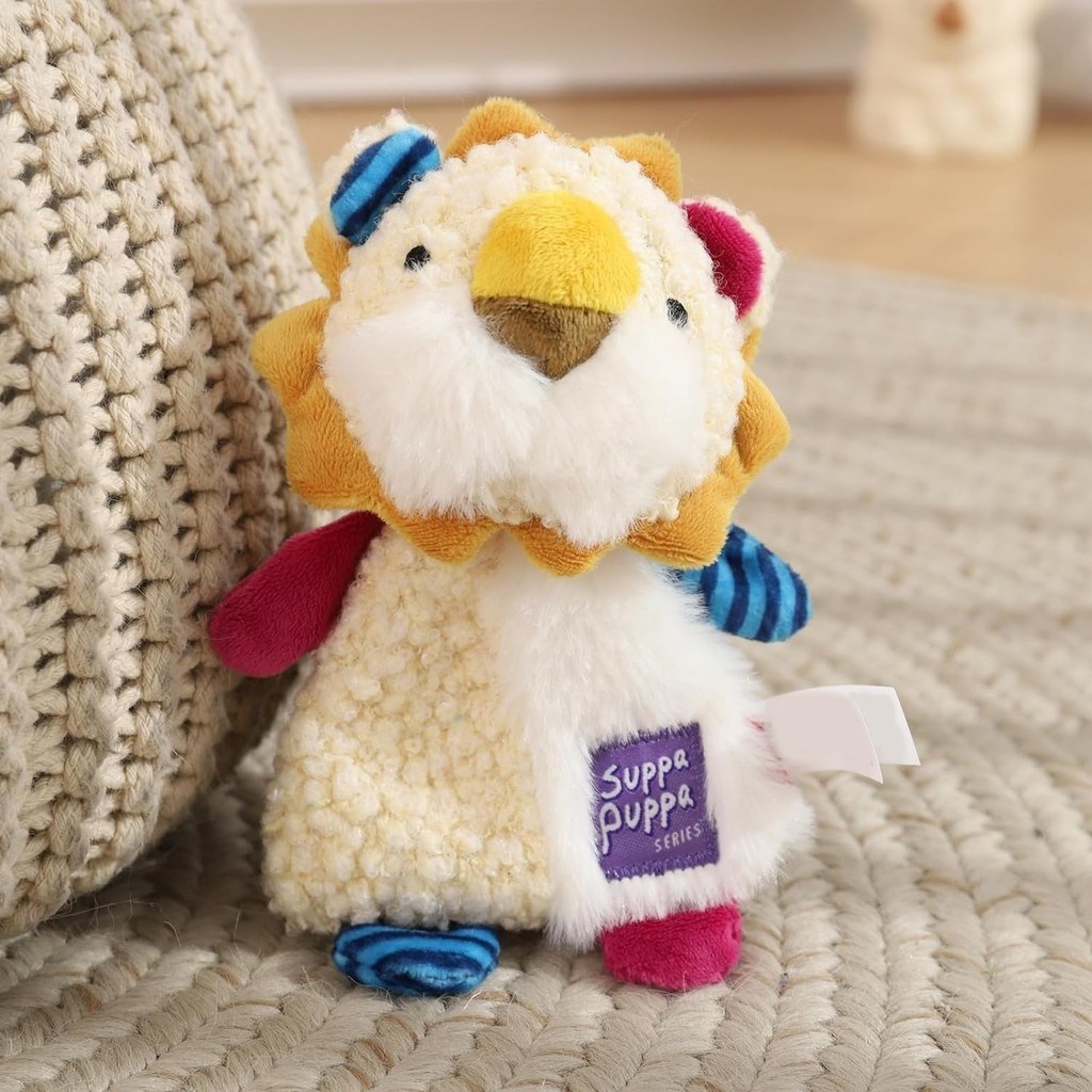 GIGWI Dog Plush Sound Toy - Lion - Image 3