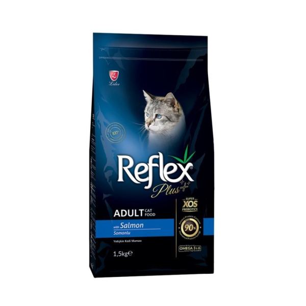 REFLEX Plus Adult Cat Food Salmon 1.5kg